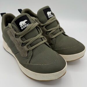 Sorel Olive Green Sneakers with White Sole